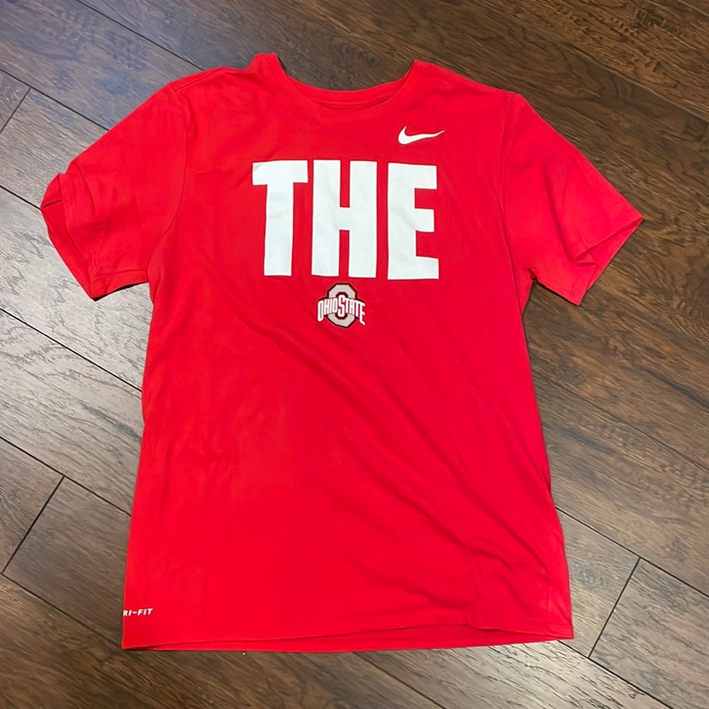 Nike dry fit men’s tshirt. THE Ohio State. Large